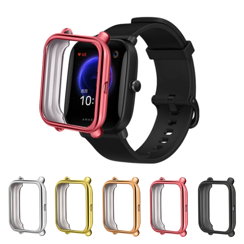 Xiaomi huami Amazfit Bip/bip/gts 2用の頑丈な保護ケース,スマートクロック用の耐衝撃ケース,保護シェル付き