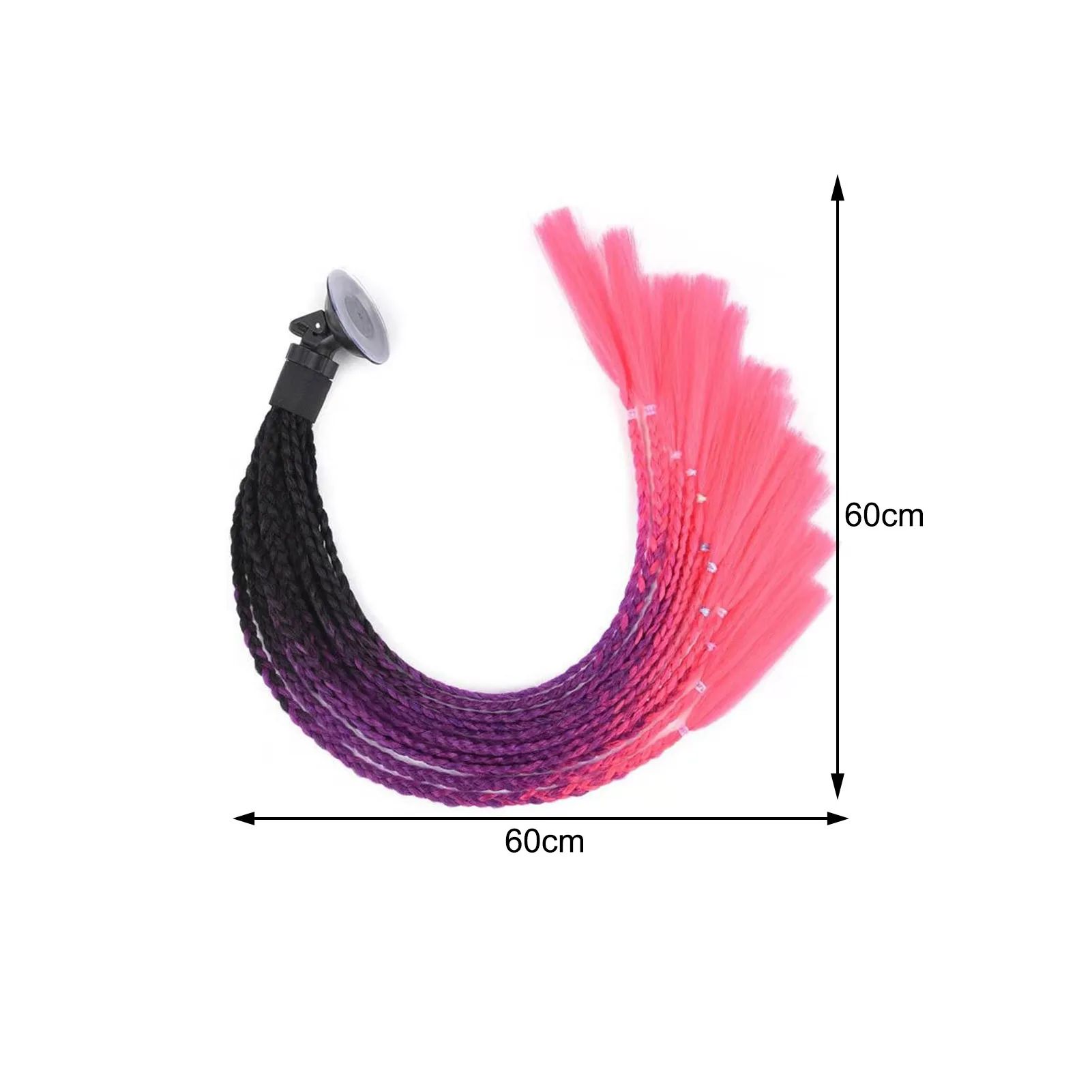 Helmet Hair Eye-catching Individual Motorcycle Ponytail Helmet Dirty Braid Motorcycle Supplies Accessories Products New