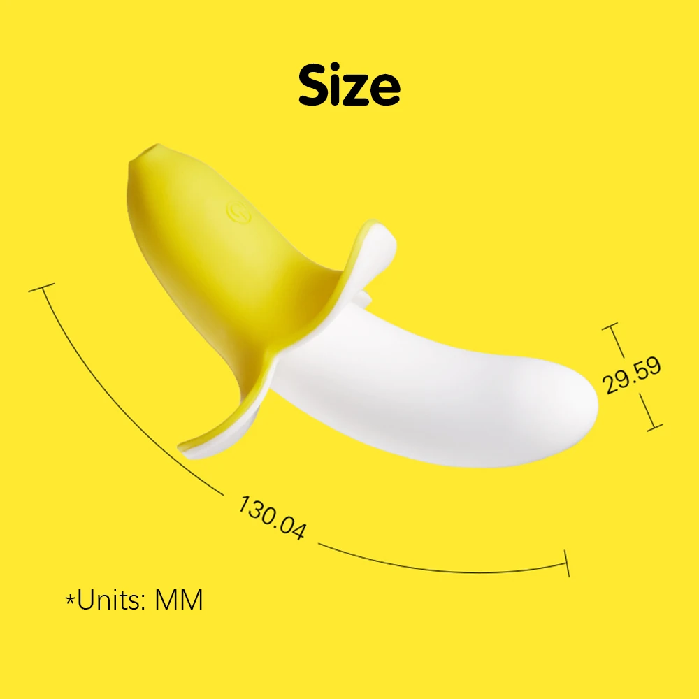 هزاز على شكل موز للنساء، محفز مهبل البظر مع التحكم في التطبيق، دسار لطيف مقاوم للماء، لعبة جنسية للبالغين أنثى