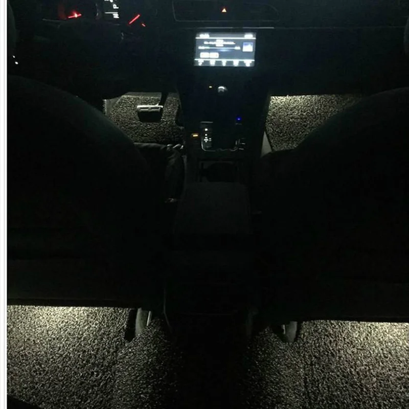 LED Footwell Light Foot Light For A1 A2 A3 A4 B6 B7 B8 A5 A6 C5 C6 A7 A8 Q3 Q5 Q7 PASSAT B6 B7 GOLF 5 MK5 6 MK6 SEAT ALTEA Leon