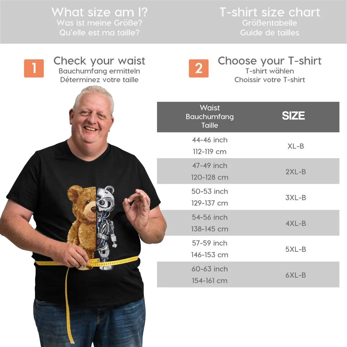 Cute Bear Men Oversized T Shirts Big Size Tees Cotton Tall Man Clothes Short Sleeve O Neck Plus Size Summer Shirt Workout Tops