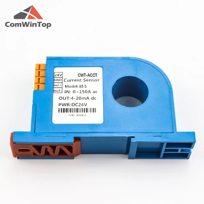 التيار المتناوب 0-400A المدخلات 4-20mA/RS485 الناتج Din نوع الارسال الحالي حلقة مغلقة محول إشارة أمبير مثقب #3