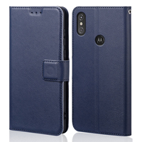 For Motorola One Power Case Wallet Leather Phone Case for Motorola Moto P30 Note Case Flip Cover Back Bag