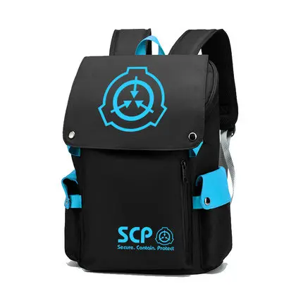 Anime SCP bags Secure Contain Protect Backpack Cosplay Student Schoolbags travel bags Oxford bags