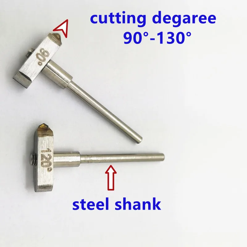 Schmuckherstellung Polierwerkzeuge Diamant Hammerkopf Schmuck MCD Laser Posalux Cutter für Gold Silber Messing Gravurmesser – Detail 3