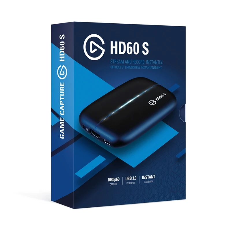 Elgato Icatu HD60 S لعبة تسجيل مباشر HDMI بطاقة اكتساب 1080p60 PS4/التبديل