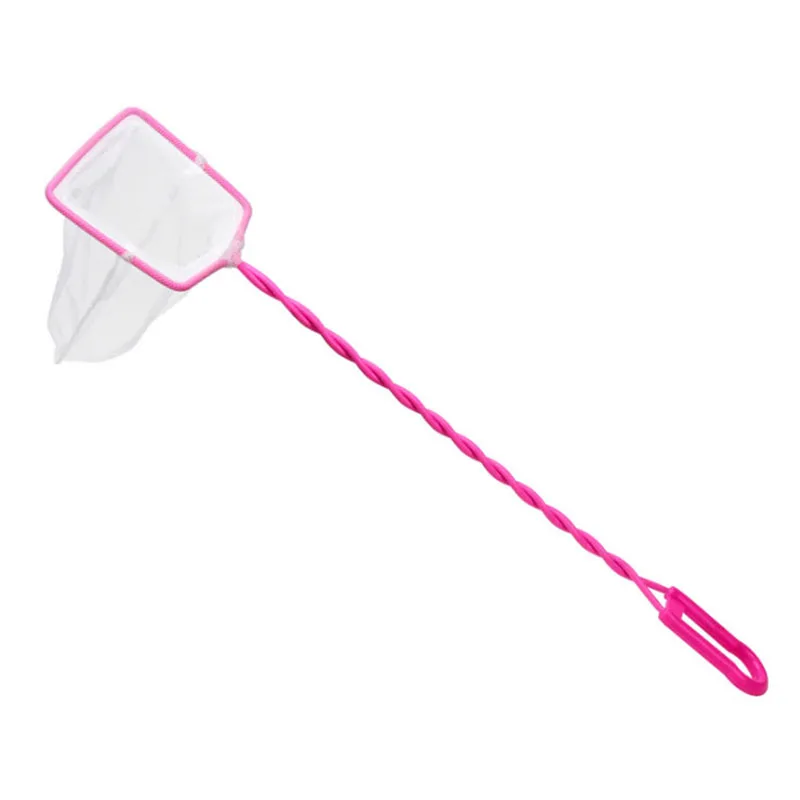 1 pcs Aquarium Accessori Manico Lungo Piazza Acquario Serbatoio di Pesce Rete Da Pesca Guadino per Pesce Prodotti Durevoli