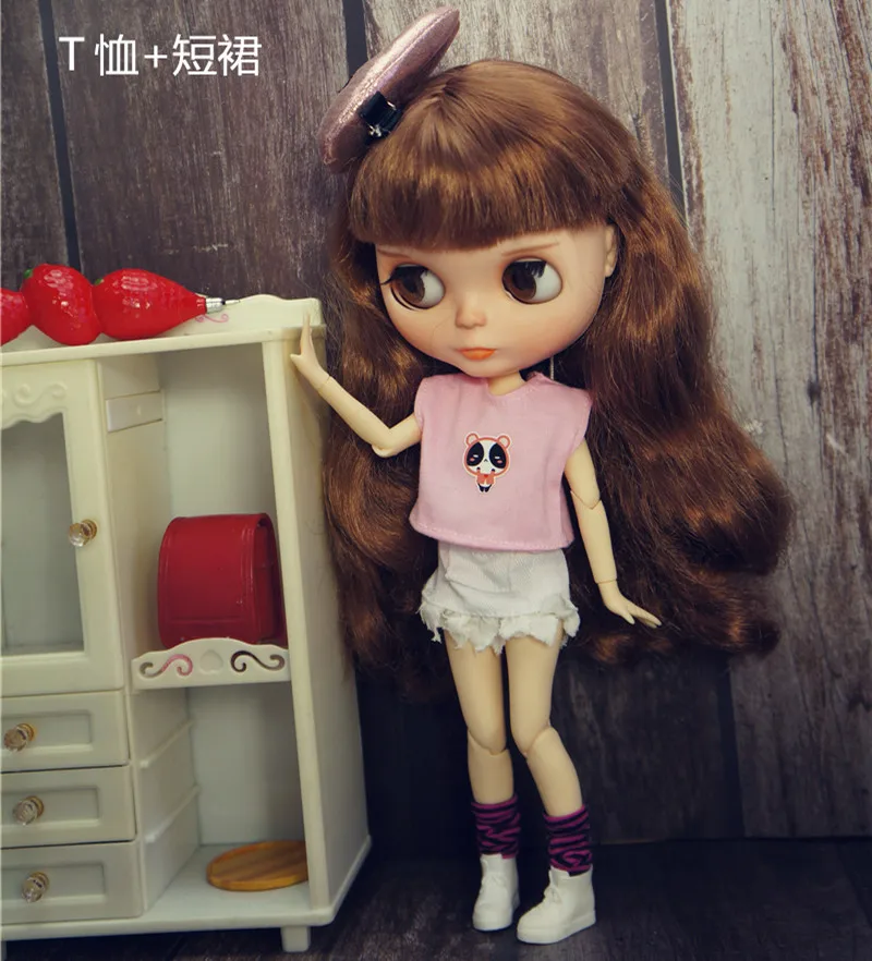 Handmade Clothes For Blythy Doll Sweetpie Coat TUTU Skirts Fashion Doll Clothes For Licca Doll Kids Toy 1/6 Doll Clothes Sets