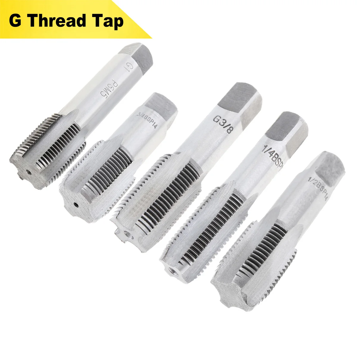 Gwintownik ze stali szybkotnącej G1 G1/2 G1/4 G3/4 G1/8 3/8 55 stopni Narzędzie do ręcznego gwintowania G Tap Repair Machine