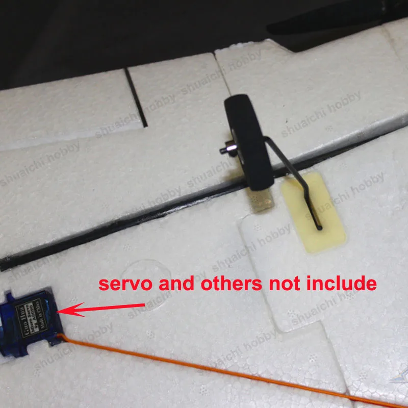 Avion canalisé à ailes partenaires RC, train d'atterrissage avant et arrière, Delta, aile unique, volant bricolage, recommandé, 10cm pour 120cm d'envergure, 1 ensemble