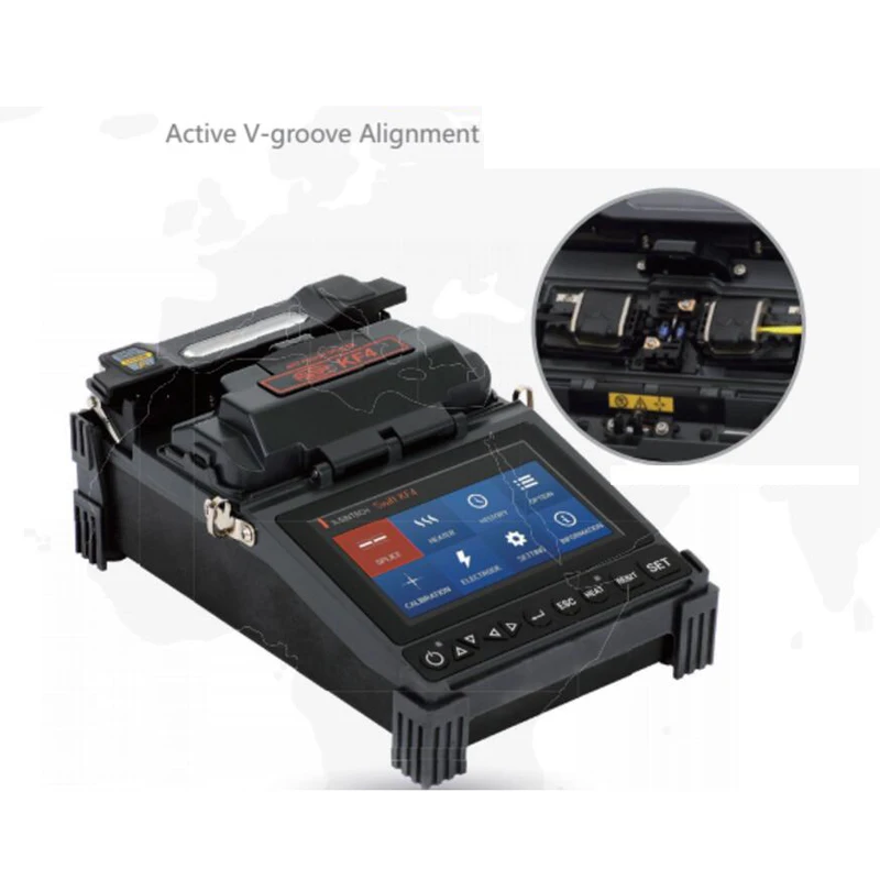 ILSINTECH Swift KF4 Optic Fusion Splicer FTTH  V-groove Alignment English menu Fiber Optic Splicing Machine