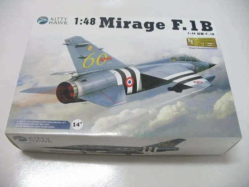 Kitty hawk KH80112 1/48 Mirage F.1B plastic model kit in limited