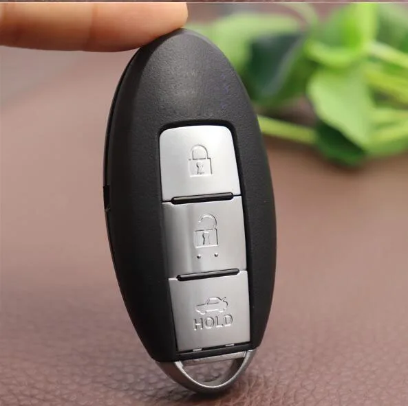 Smart Remote Key Shell for Infiniti G25 G35 G37 Replacement Blanks Case with Emergency Uncut Blade