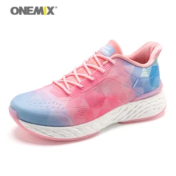 Onemix-zapatos informales para hombre y mujer, zapatillas deportivas ultralivianas con cojín de aire, ligeras y cómodas, vulcanizadas para correr