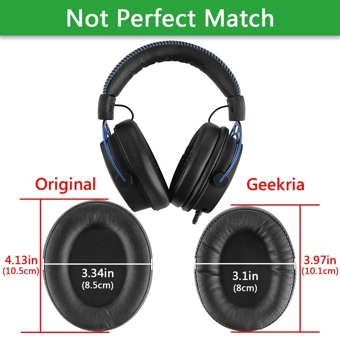 QuickFit протеиновые кожаные амбушюры для игровой гарнитуры HyperX Cloud Alpha, сменные амбушюры/амбушюры для ушей/наушники, гарнитура