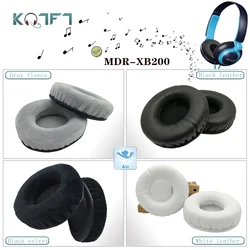 KQTFT flannel 1 Pair of Replacement Ear Pads for Sony MDR-XB200 Headset EarPads Earmuff Cover Cushion Cups