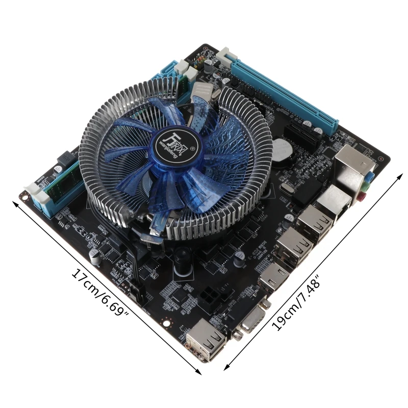 2021 New 1Set HM55 Computer Motherboard I3 I5 Lga 1156 4G Memory Cooler Fan Atx Desktop Computer Mainboard Game Assembly Kit