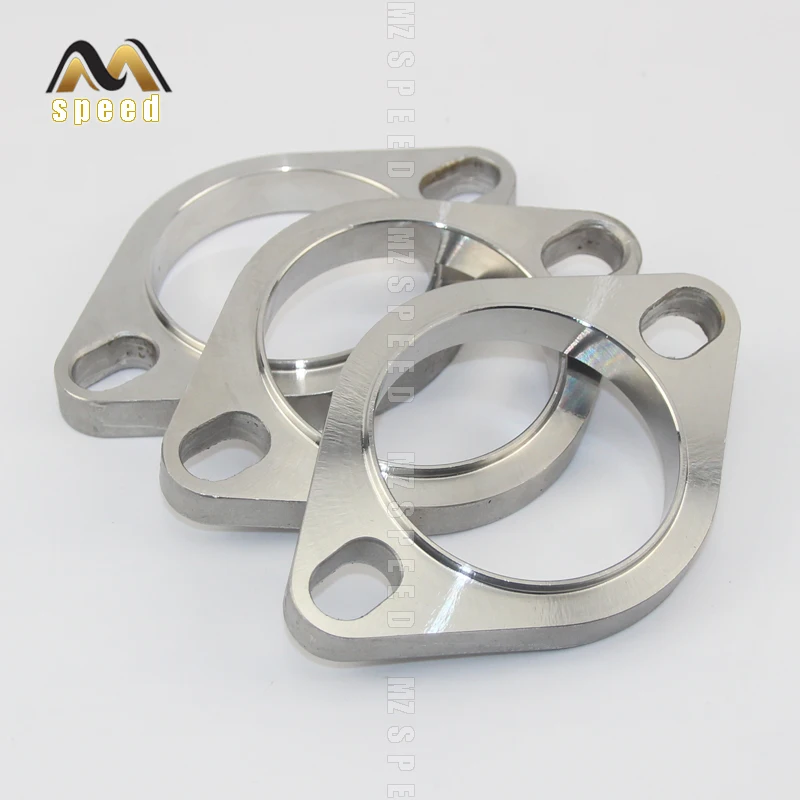 accessories Universal stainless steel exhaust muffler flange exhaust pipe connection 51mm 63mm 76mm joint