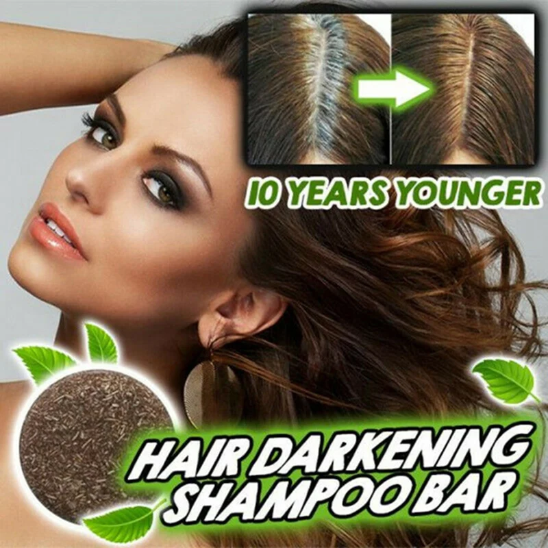 Neue Polygonum Essenz Haar Verdunkelung Shampoo Bar Seife Natürliche Organische Mild Formel Haar Shampoo Grau Haar Reverse Haar Reinigung