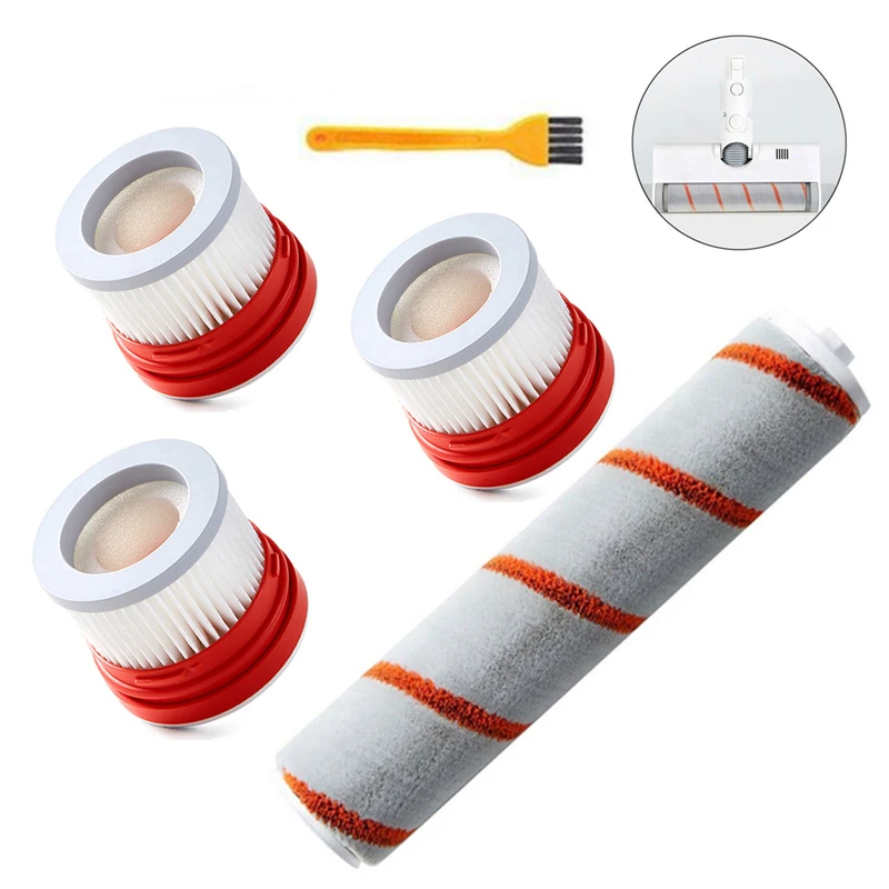 Replacement HEPA Filter Roller Brush kit for XIAOMI Dreame V9 V9B V10 Handheld Cordless Vacuum Cleaner Spare Parts Accessories