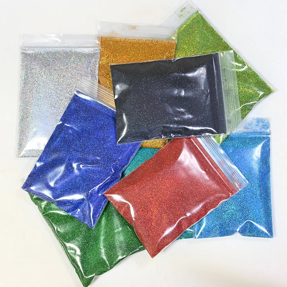 0.2 1/128 Multi-color Holographic Mirror Glitter for Nail Art,(Extra Fine Glitter), 50 Grams Holo Ultra Fine Nail Glitter Powder
