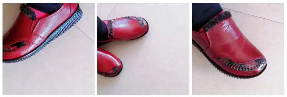 Echt leder Ballerinas Schuhe Frauen Vintage Luxus hochwertige Slipper Damen Mokassins lässig elegante Damen breite Schuhe – Detail 10