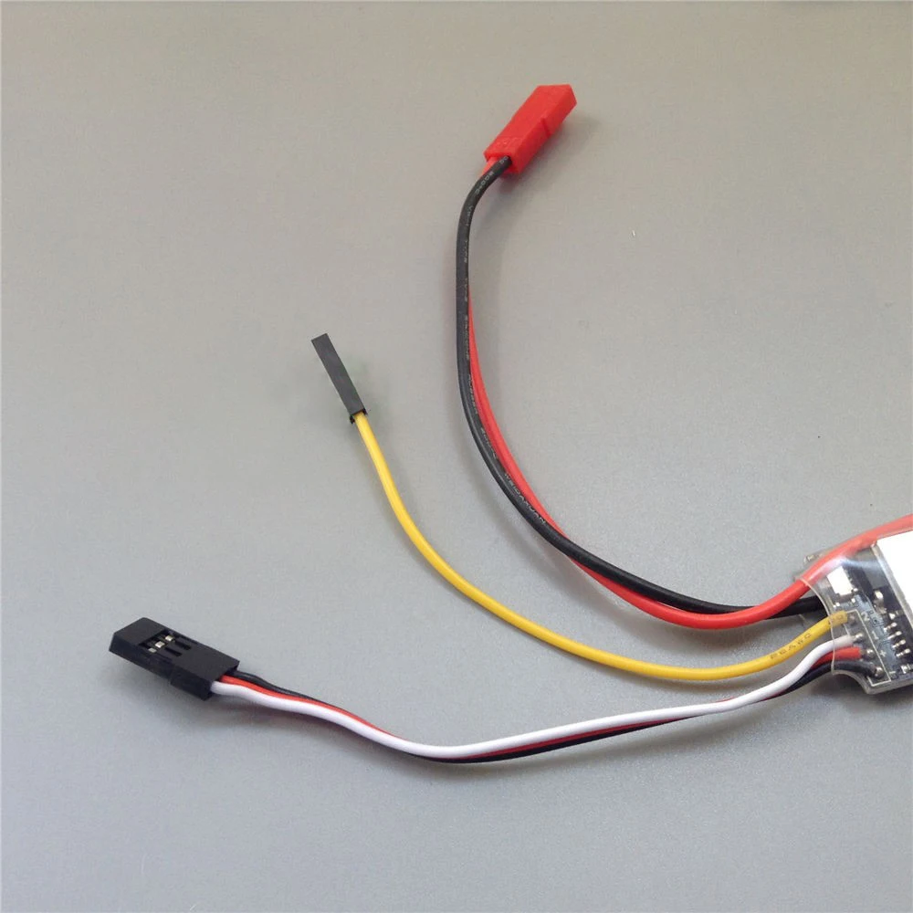 1 pz 2S-4S 2CH One-way spazzolato ESC 10 ax2 controllo misto regolatore di velocità spazzolato ESC per RC Aircraft/Boat/Car Model Parts 6V-16V