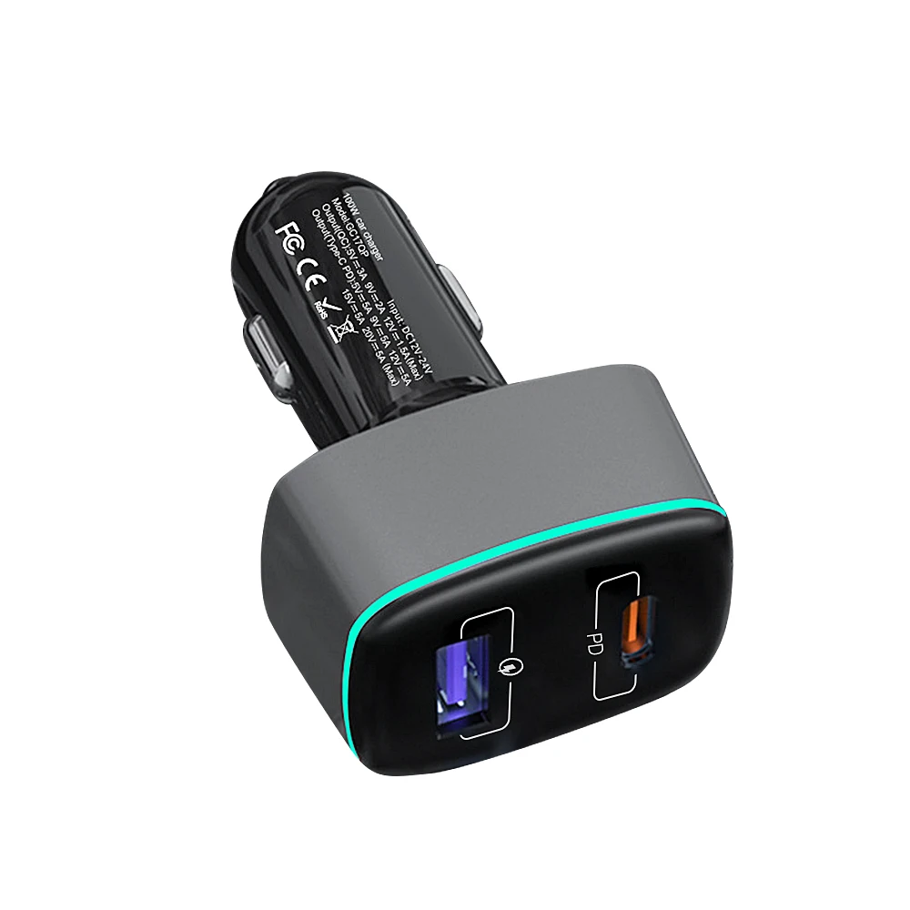 Pengisi Daya Mobil 100W untuk Pengisi Daya Kendaraan Baterai Drone Mavic 3 Portabel Pengisi Daya Perjalanan Luar Ruangan Cepat