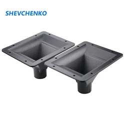 SHEVCHENKO 195mm*155mm Treble Horn Speaker 44 Core Screw ABS Stage KTV Speaker Horn Tube For Tweeter Audio Accessories 2pcs
