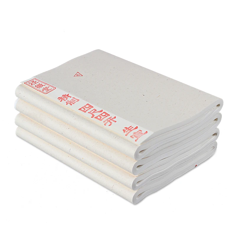 

100pcs Xuan Paper Chinese Semi-Raw Rice Paper For Chinese Painting Calligraphy Raw Ripe Xuan Paper Handicraft Rijstpapier