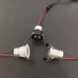 Aluminium 3W LED MiNi Downlight AC/DC12V Under Cabinet Spot Light for Ceiling Recessed Lamp Dimmable