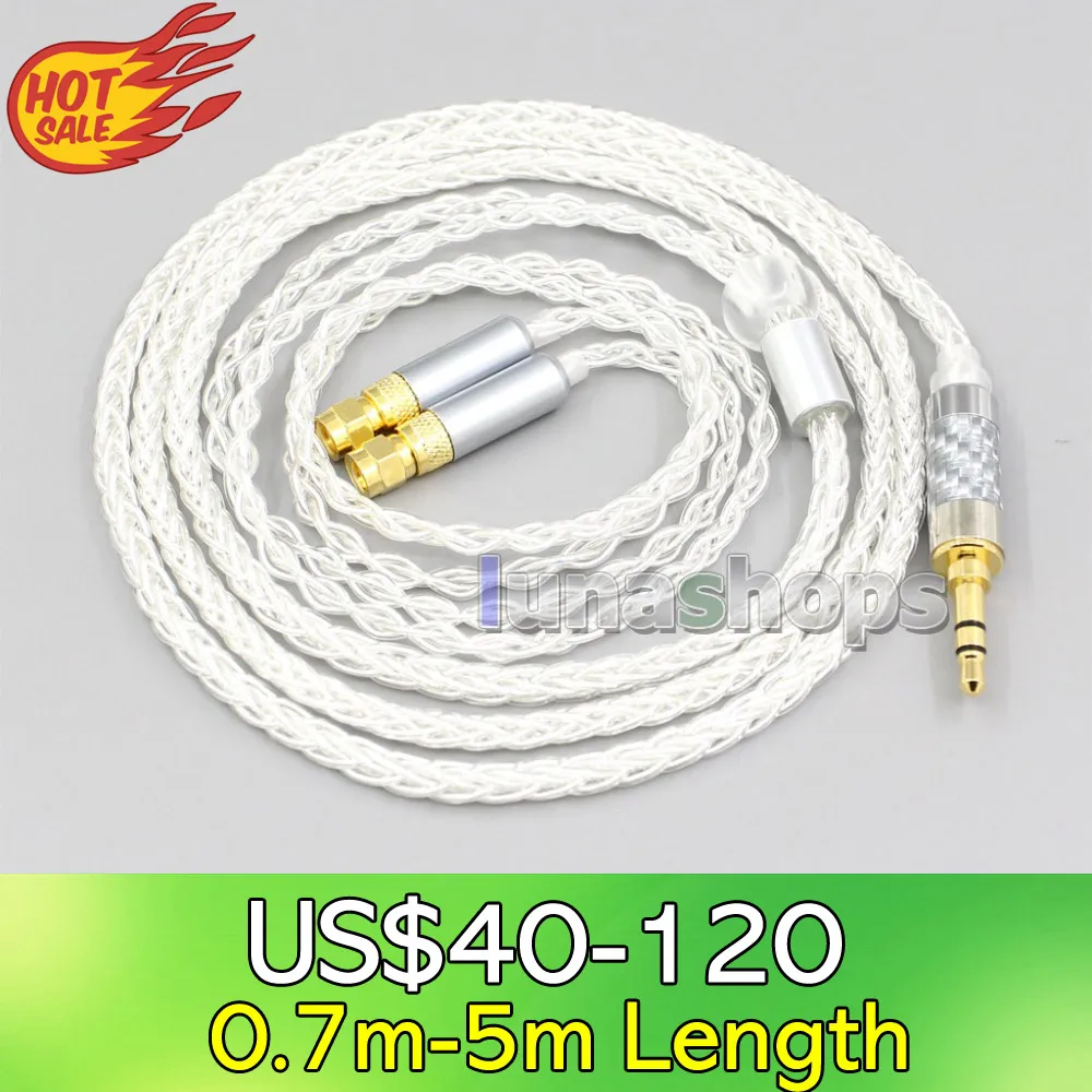 

LN006564 2.5mm 4.4mm XLR 8 Core Silver Plated OCC Earphone Cable For HiFiMan HE400 HE5 HE6 HE300 HE4 HE500 HE6