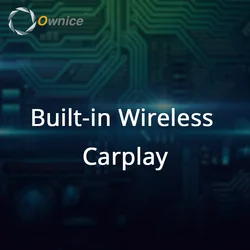 Built-in Wireless Carplay for Ownice K3 K6 K7 K6 PLUS Series don't Sell Separetely for K5 Series is the wired need connect USB