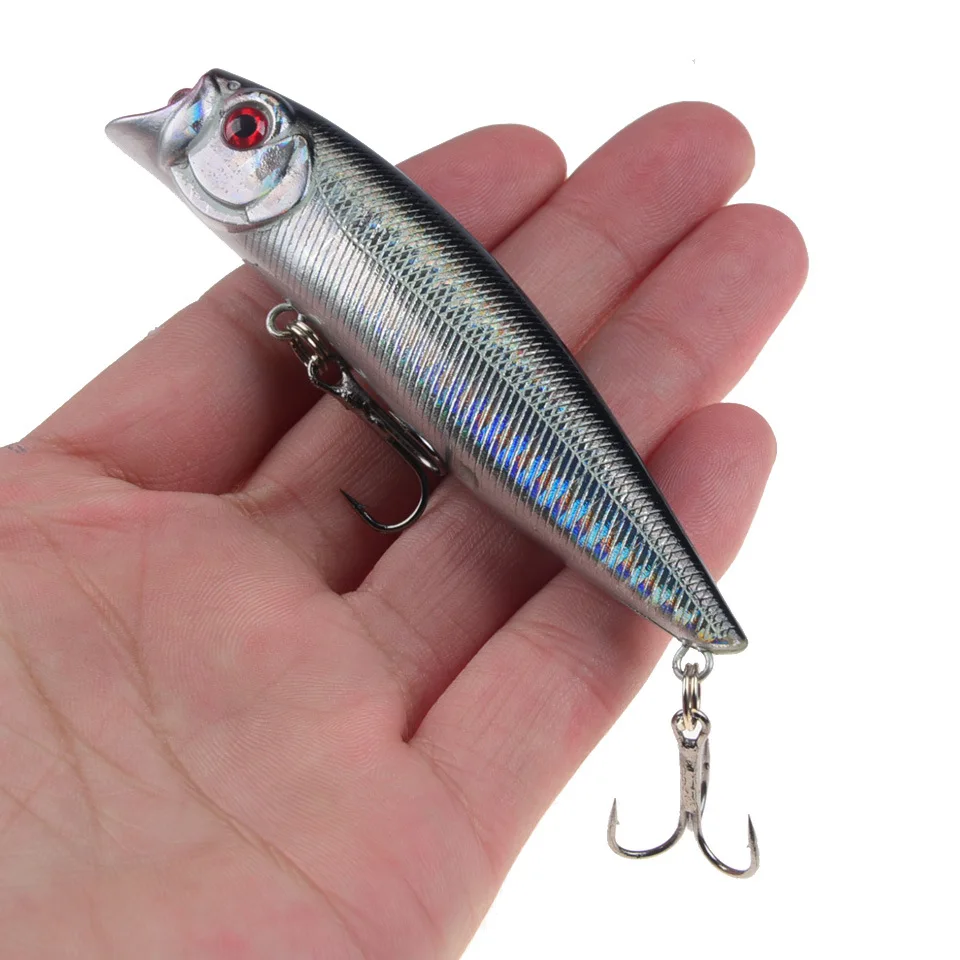 Señuelos de Pesca Popper, cebos duros artificiales Crankbait Swimbait, carpa Tackl, 9cm/11,5g