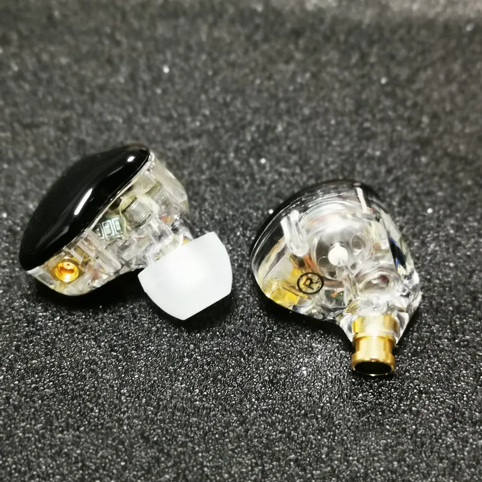 HANADOMI-auriculares MMCX 2DD, cascos HiFi de doble unidad dinámica, hechos a medida, para DJ