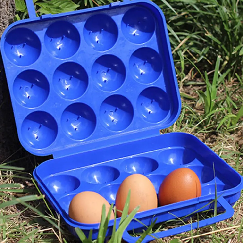 Practical Egg Box Shockproof Kitchen Gadget Anti-Pressure PP Picnic Egg Storage Container for Home Restaurant Egg Organizer