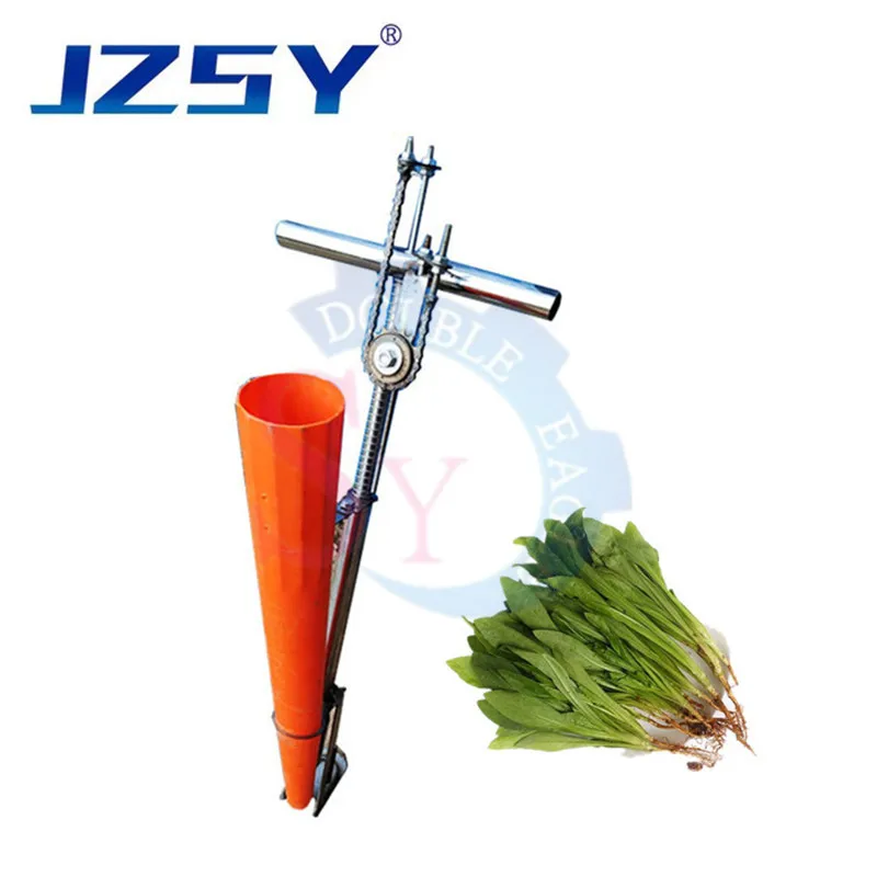 

New type farm manual chain type vegetable seedling planting machine/hand pepper tomato plantlet transplanter fertilizer tool