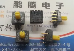 1PCS Original FUJISOKU DRS4016-Z 8421 rotary coding switch 0-F/16 bit straight plug 4:1 reverse code