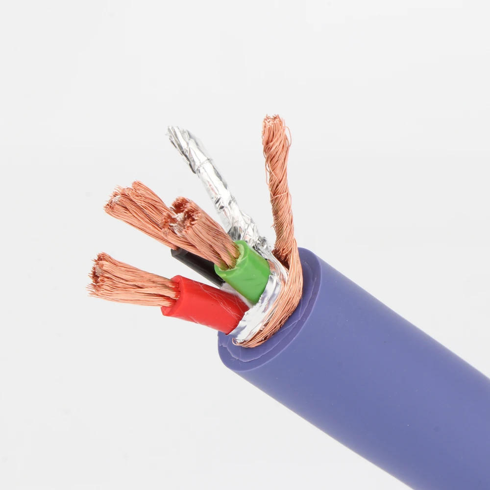 D522 4N OFC النحاس الفضة مطلي كابل الطاقة موصل DIY بها بنفسك الصوت التيار المتناوب سلك الطاقة تمديد كابل العرض كابل الطاقة 1.5 متر 2 متر