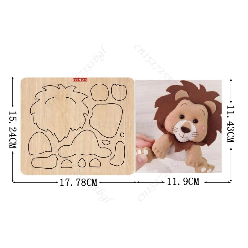 Lew nowe drewniane wykrojniki do scrapbookingu grubości/15.8mm