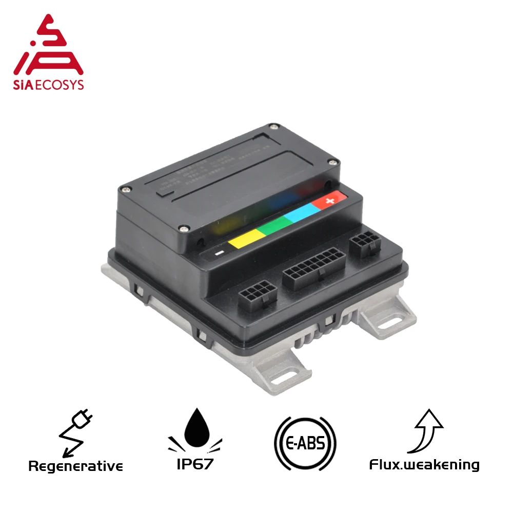 Siaecosys qsmotor 12inch 1000w 72v 45kph hub motor com controlador de em30sp e kits para scooter