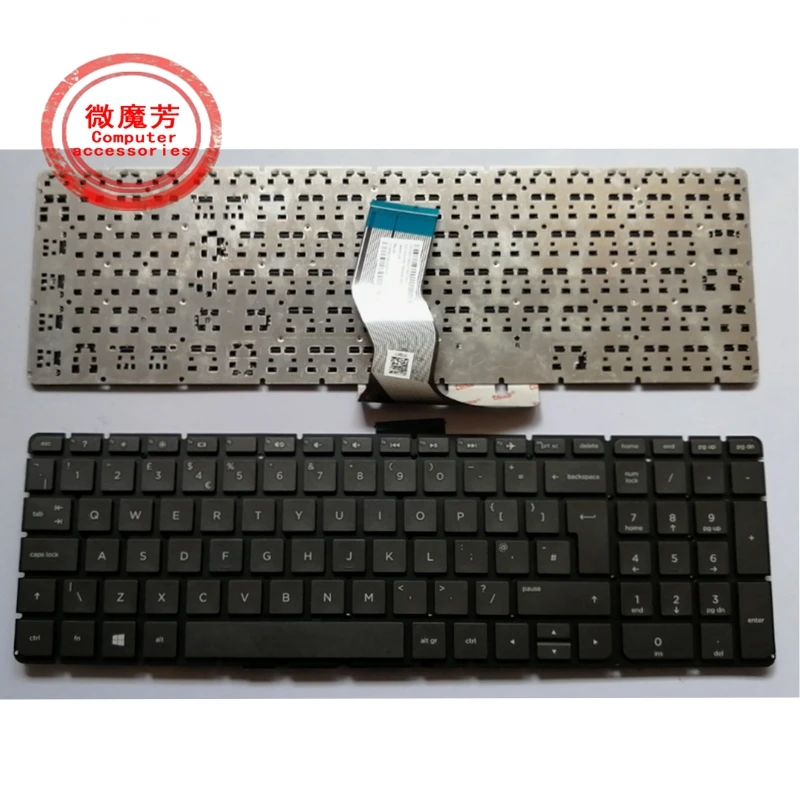 UK Laptop Keyboard for HP pavilion 15-AU 15-AB 15-AQ 15-AW 15-BK 15-BC M7-N 17-G 15-au000 15-bc000 15-ak000 15-AN 15-an000