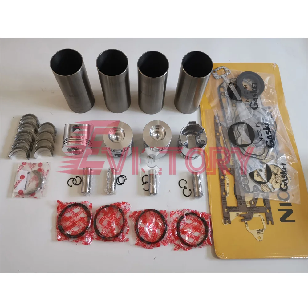 For YANMAR 4TNE82 4TN82L 4D82E rebuild kit valve + overhaul kit connecting rod