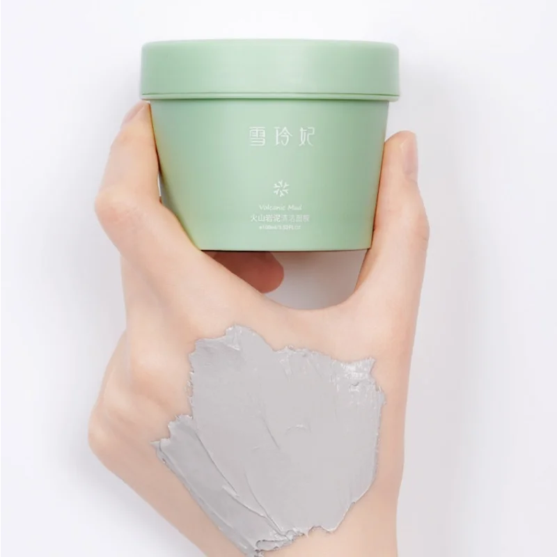 zq Volcanic Mud Cleansing Mask for Men and Women Deep Cleansing Pore Contraction Pore Acne Cleanser Daub-Type Clay Mask