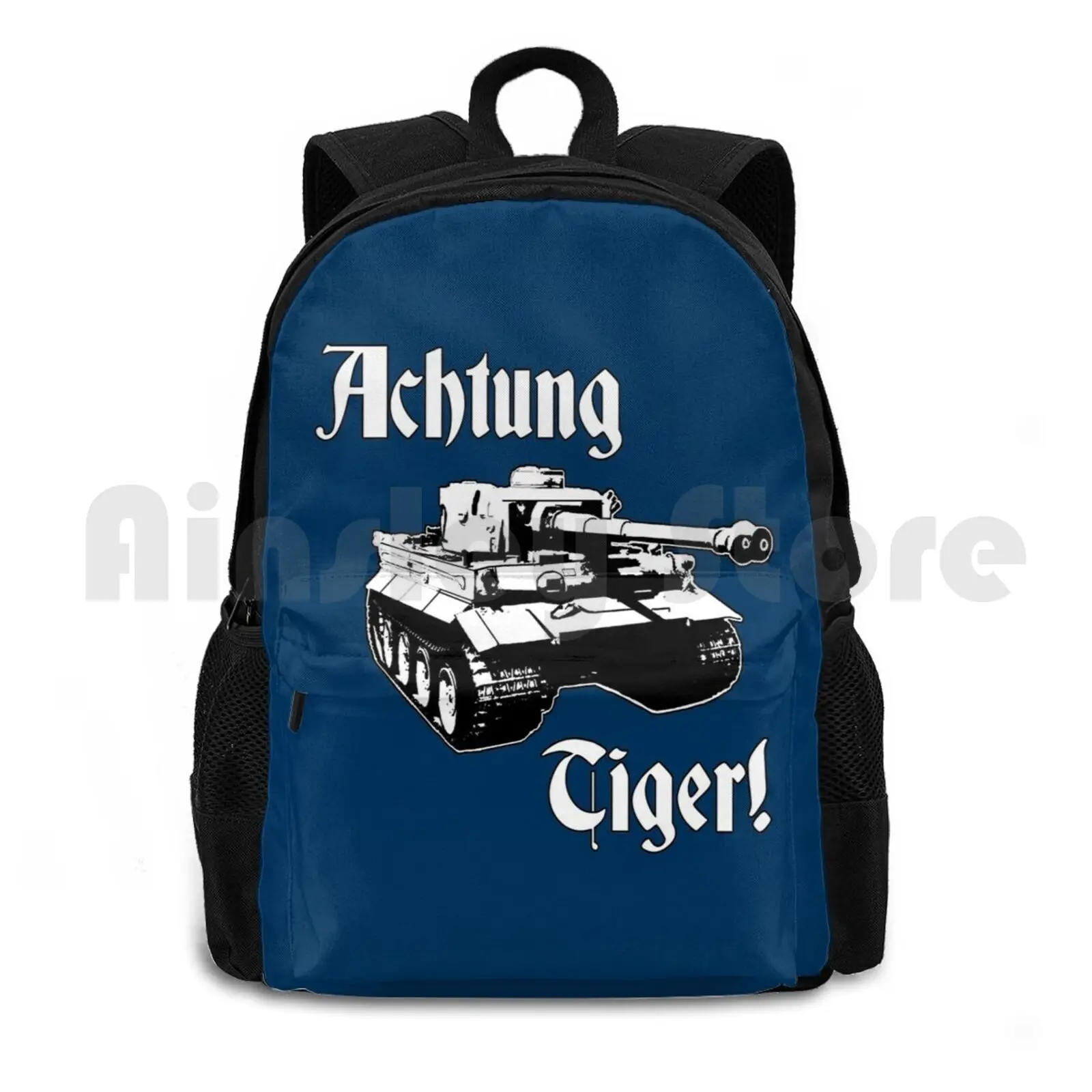 

Tiger Tanks Ww2 Germany Outdoor Hiking Backpack Waterproof Camping Travel Ww2 Funny Ww2 Tiger World War 2 Tiger Tank Panther