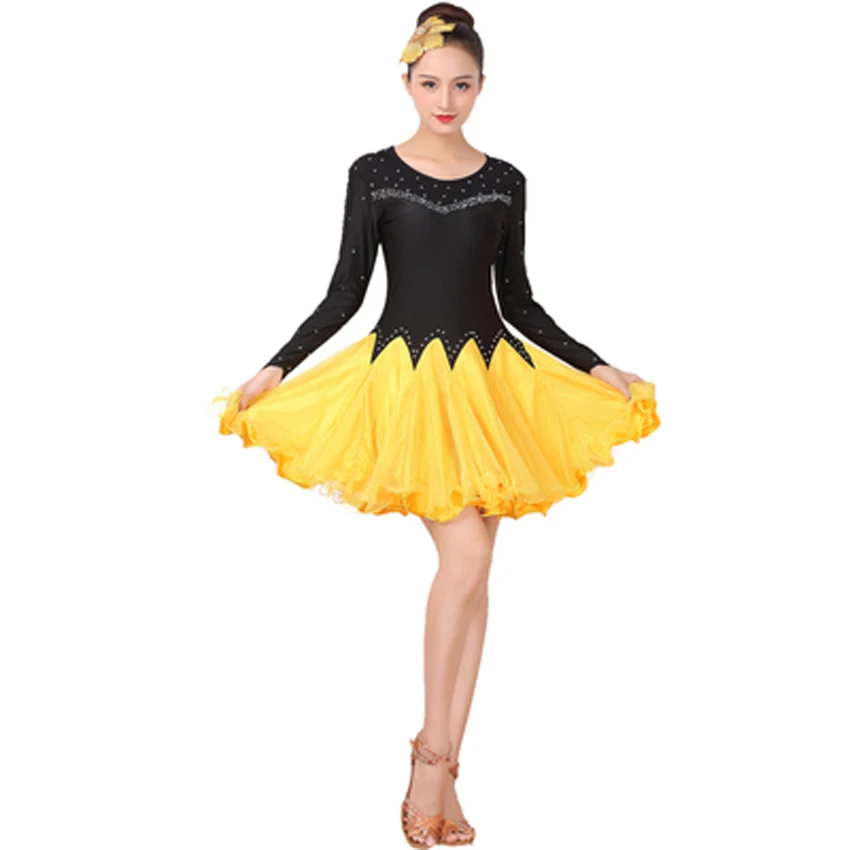 

New adult Latin dance precisely costume performance competition costume sailor dance clothes three-step step on the performance