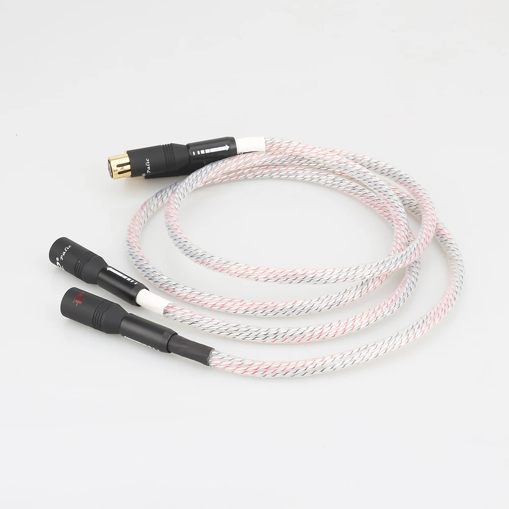 Audiocrast Pair High Quality series Audio Interconnect Cable Hifi Balance Audio Cable