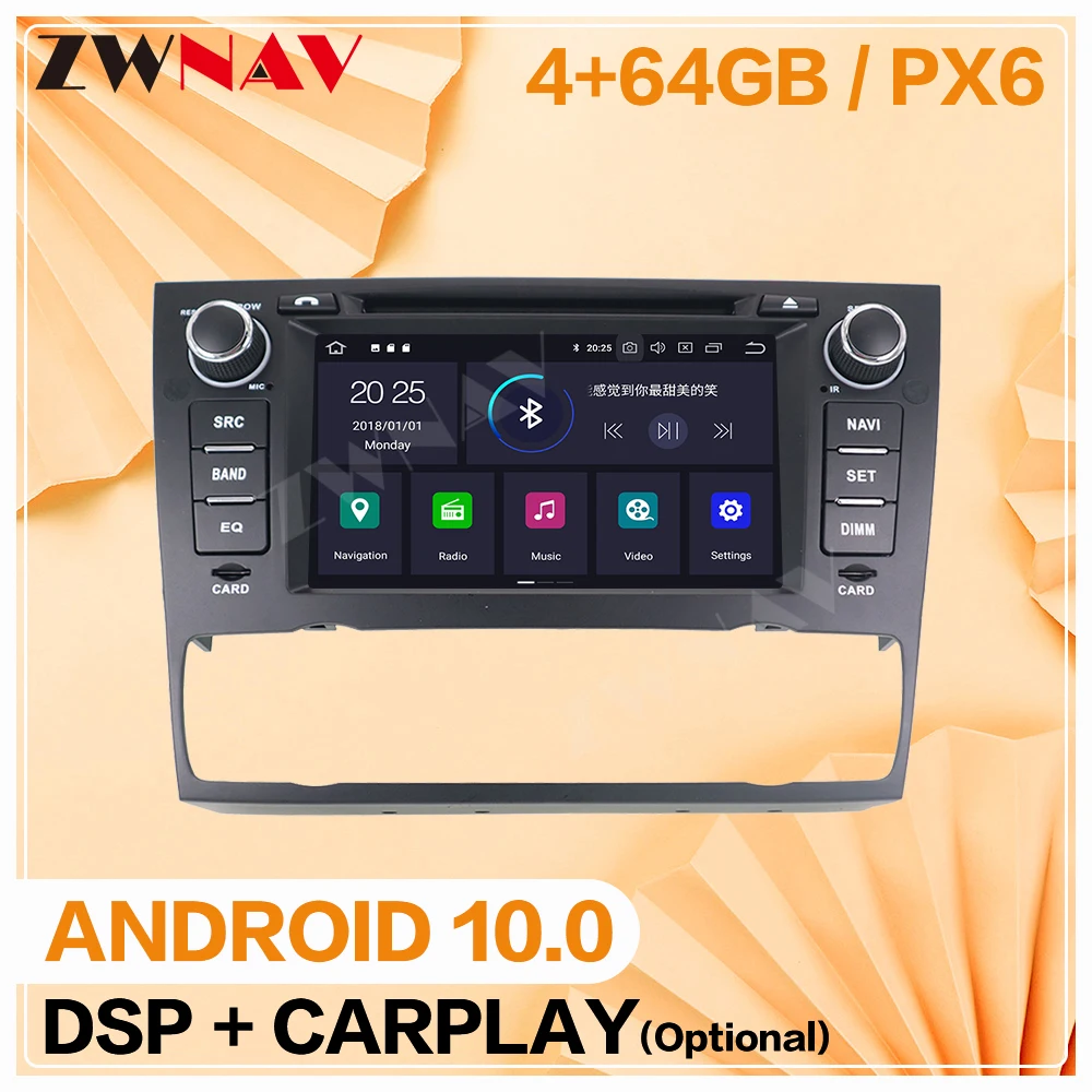 2 din For BMW E90 Android 10.0 multimedia screen Car player Auto video audio Radio GPS IPS navigation head unit auto stereo