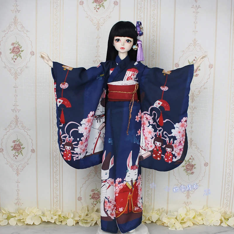 

1/6 1/4 1/3 scale BJD clothes Japanese kimono yukata for BJD/SD doll accessories,not included doll,shoes,wig and other E2433-A