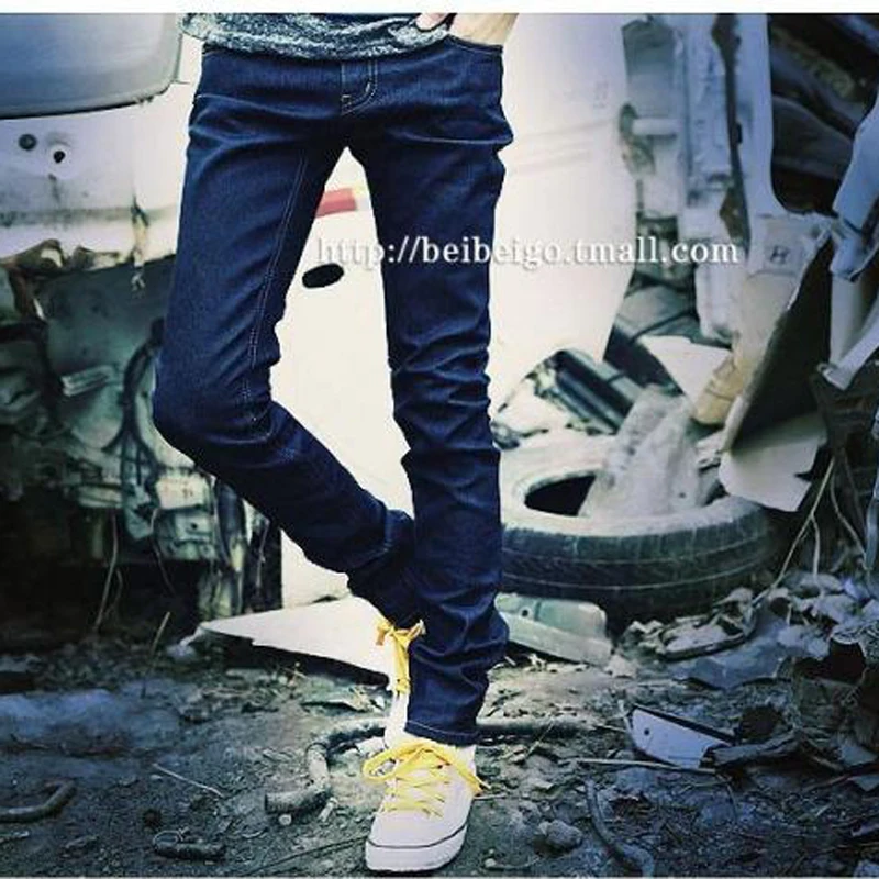 

MEN FASHION 2021 Casual Thin Male Pants Black Man Skinny Jeans For Boys Clothes For Teenager Cowboy Streetwear Denim trousers